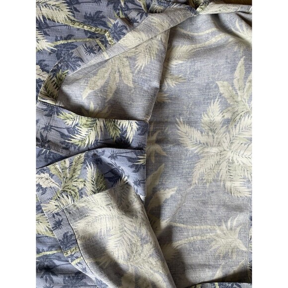 Tommy Bahama Mens Blue Palm Trees 100% Silk Short Sleeve Shirt Size XL - Picture 5 of 7